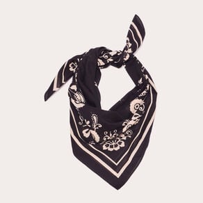 foulard carre noir femme Foulard carré noir femme