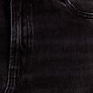 Jean barrel taille haute denim noir femme