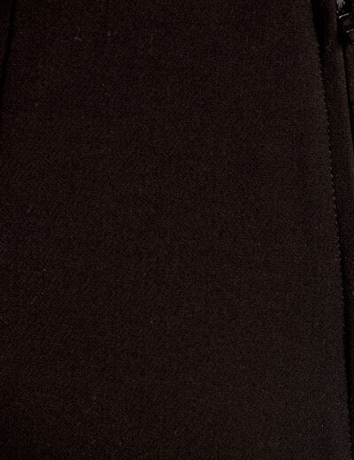 Jupe-short droite noir femme