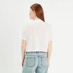 T-shirt manches courtes ecru femme
