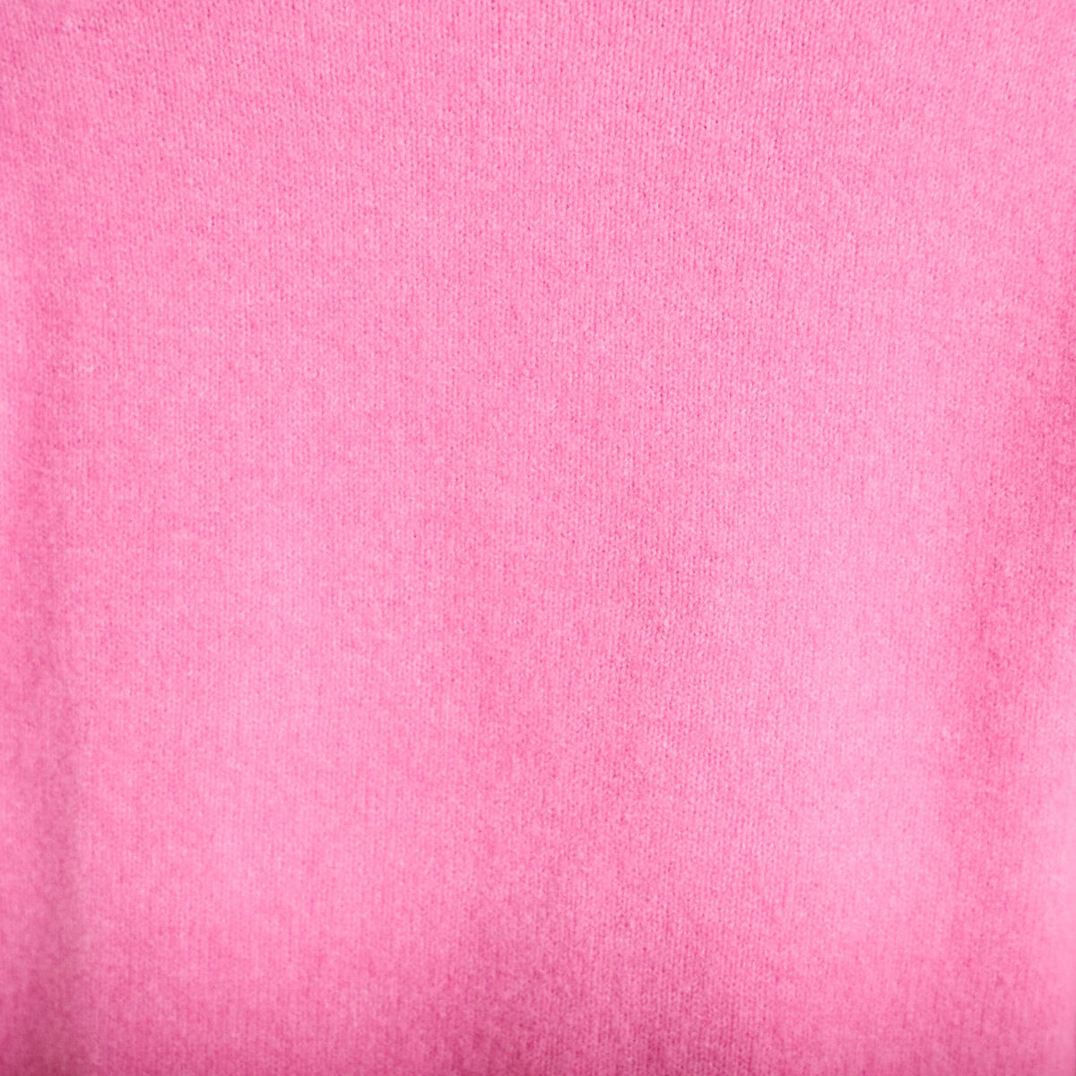 Gilet col rond manches longues avec lien rose clair femme