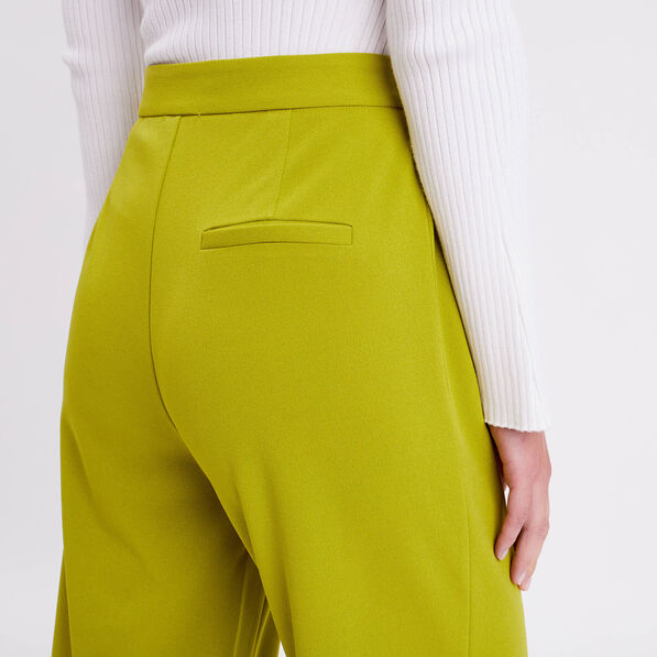 pantalon large vert olive femme Pantalon large vert olive femme