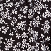 Robe évasée boutonnée noir femme
