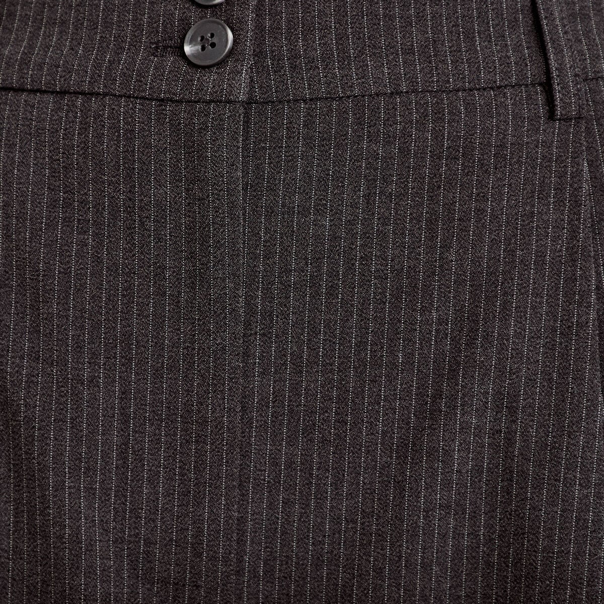 Pantalon large &agrave; pinces gris femme