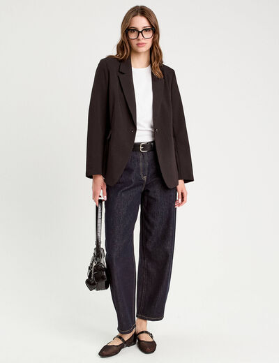 Veste esprit blazer noir femme