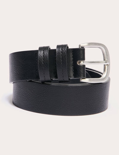 Ceinture Femme Noire - Taille M - Ajustable - Matière Coton Mélangé - Occasion