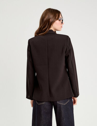 Veste esprit blazer noir femme