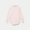 Chemise col classique manches longues rose clair femme