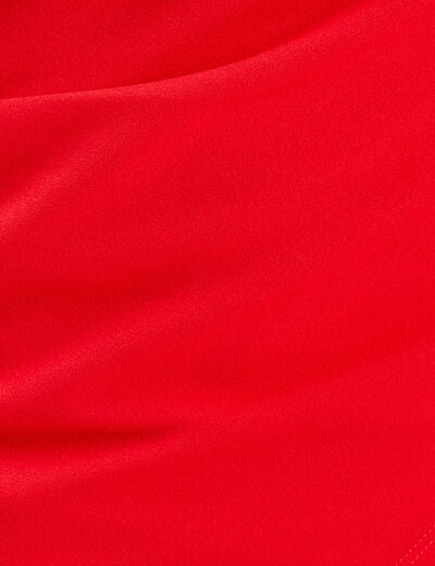 Bustier sans manches rouge femme