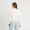 Veste matelassée zippée blanc femme