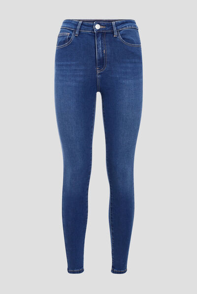 Jeans skinny taille standard denim dirty femme