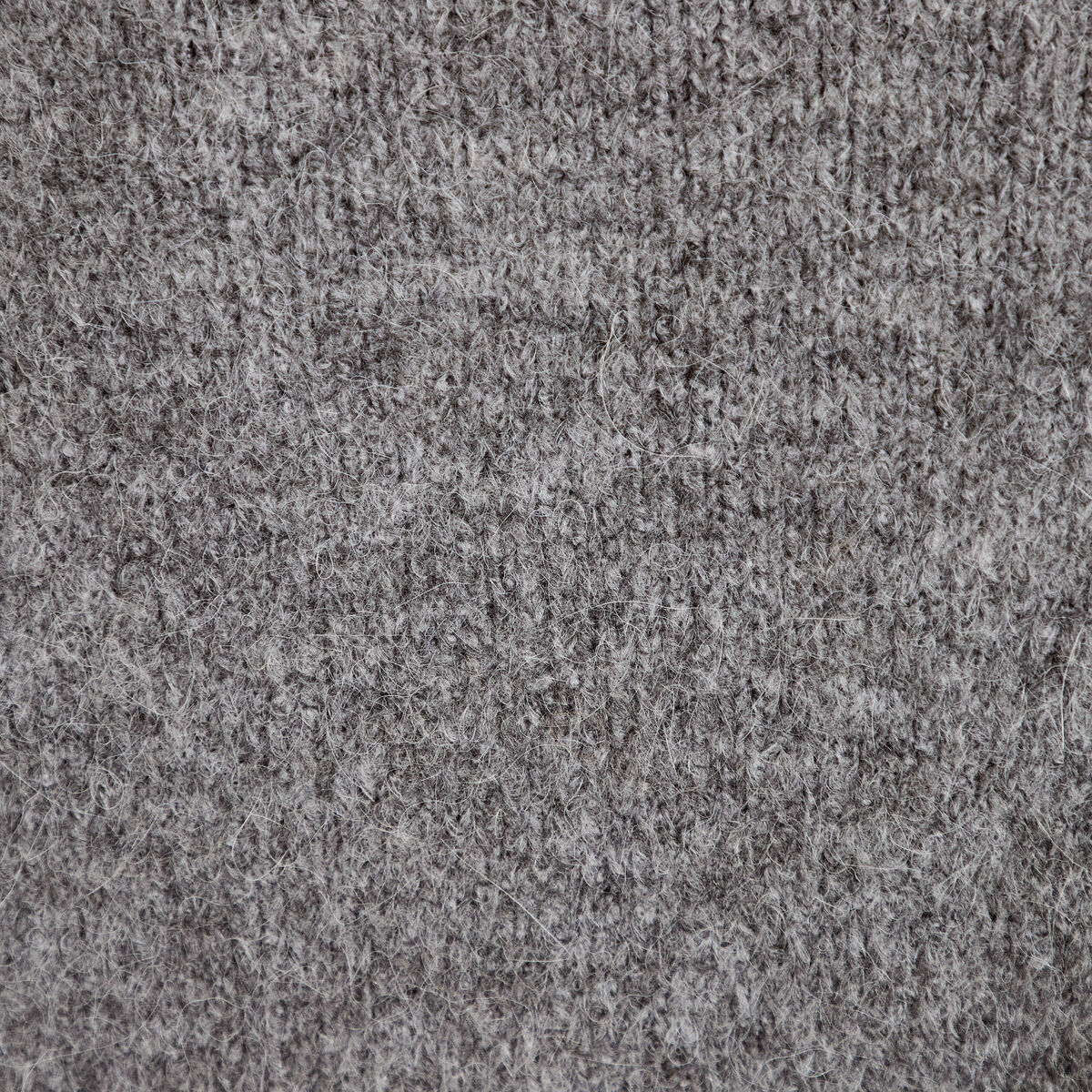 Pull manches courtes gris femme