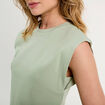 Débardeur sans manches vert pastel femme