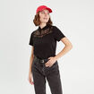 T-shirt manches courtes noir femme