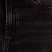 Jean coupe large denim noir femme