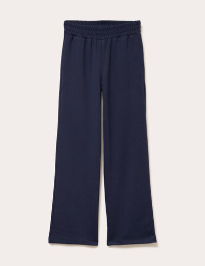 Jegging fluide taille standard bleu marine femme