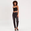Bustier sequins noir femme