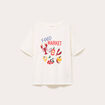 T-shirt manches courtes blanc femme