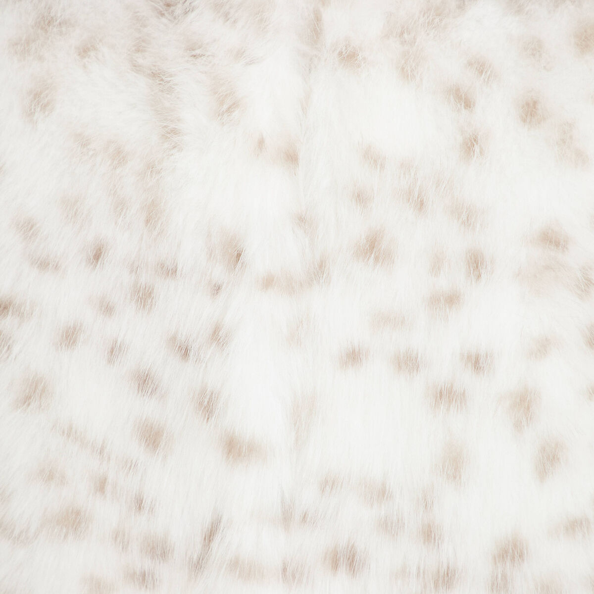 Veste oversize col tailleur beige femme