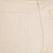 Pantalon large poches cargo ecru femme