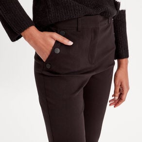 pantalon bootcut a pont noir femme Pantalon bootcut à pont noir femme