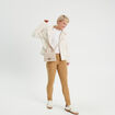 Jeans slim 5 poches camel femme
