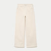 Jean bootcut taille haute beige femme