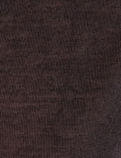 T-shirt col en V avec liserés noir femme