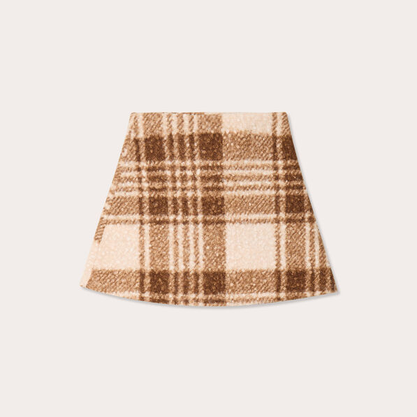 jupe effet polaire sable femme Jupe effet polaire sable femme