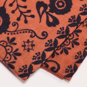 Foulard carré rouge clair femme