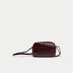 Sac similicuir bordeaux femme