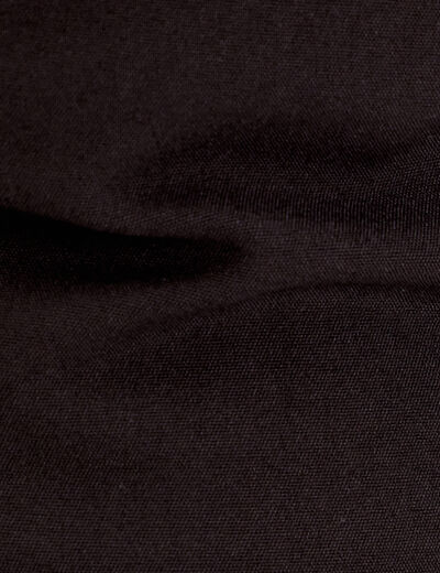 Pantalon cigarette ceinturé noir femme