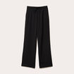 Pantalon large noir femme