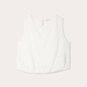top sans manches ecru femme Top sans manches ecru femme