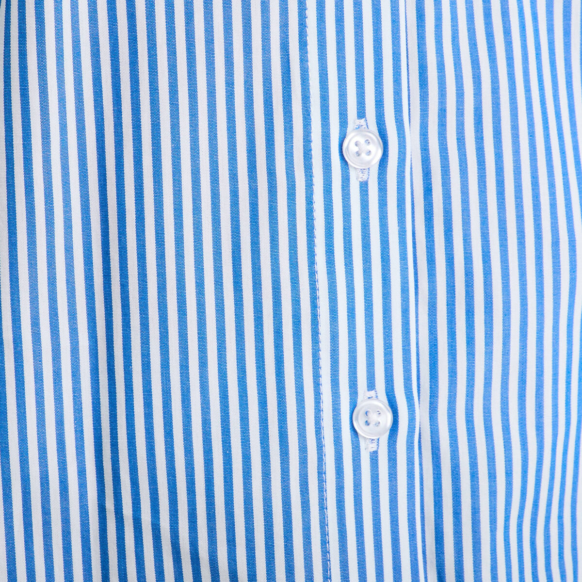 Chemise manches longues bleu femme