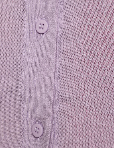Gilet manches longues parme femme