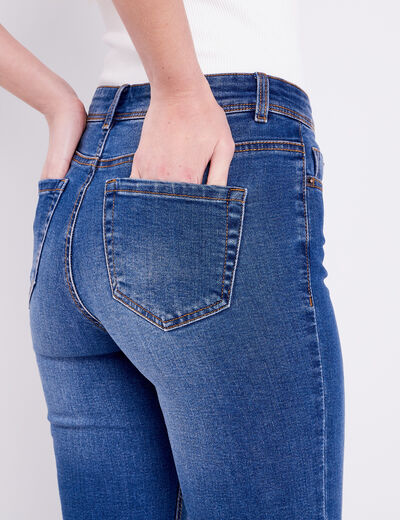 Pantacourt denim stone femme