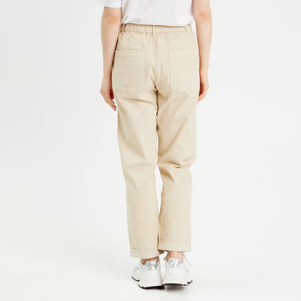 pantalon chino slim sable femme Pantalon chino slim sable femme