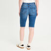 Bermuda skinny en jean denim stone femme