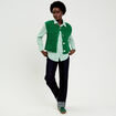 Gilet sans manches vert fonc&eacute; femme