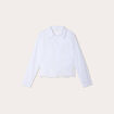 Chemise avec broderie ecru femme