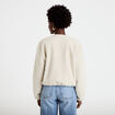 Veste cropped bas resserr&eacute; ecru femme