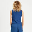 Veston sans manches bleu marine femme
