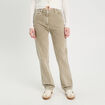 Jeans regular 5 poches vert pastel femme