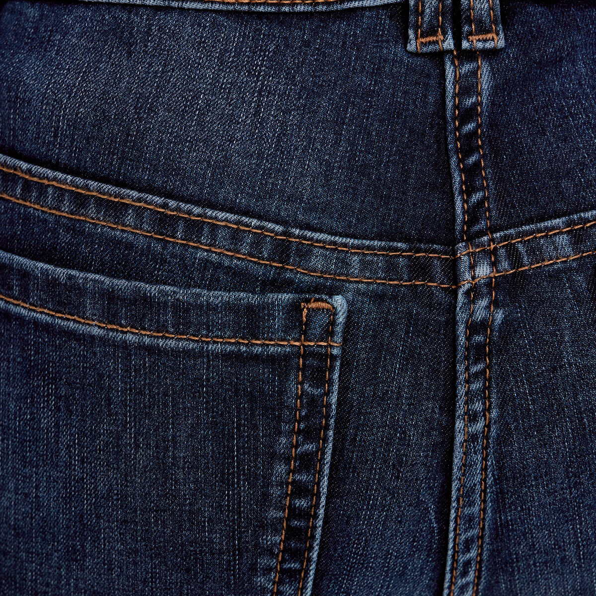 Jean droit regular taille standard denim brut femme