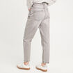 Jeans mom taille haute denim gris femme
