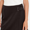 Jupe évasée noir femme