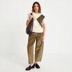 Pull sans manches ecru femme