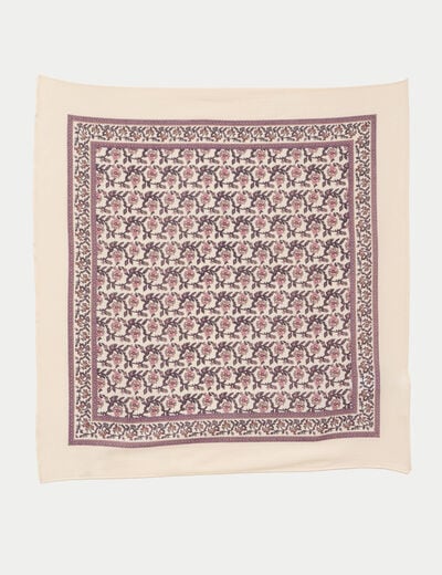 Foulard ecru femme