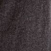 Pull col roul&eacute; manches longues gris femme